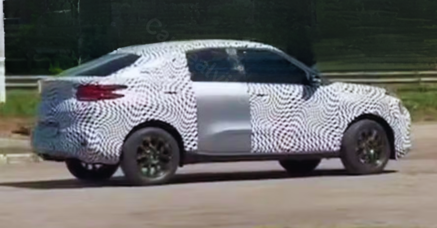 Spied Testing of a Citroen Basalt Is Similar To The Concept