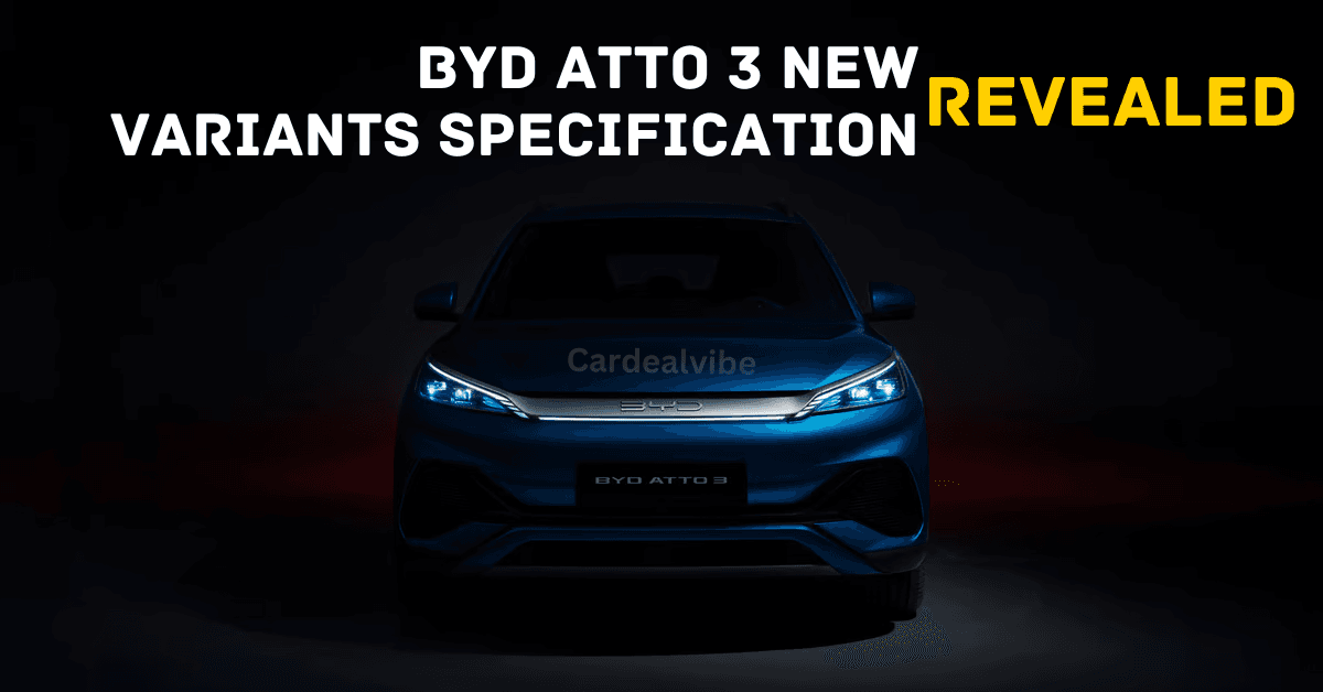 Exclusive: Details Of BYD Atto 3's Two New Lower-end Variants Unveiled Before July 10 Launch in India